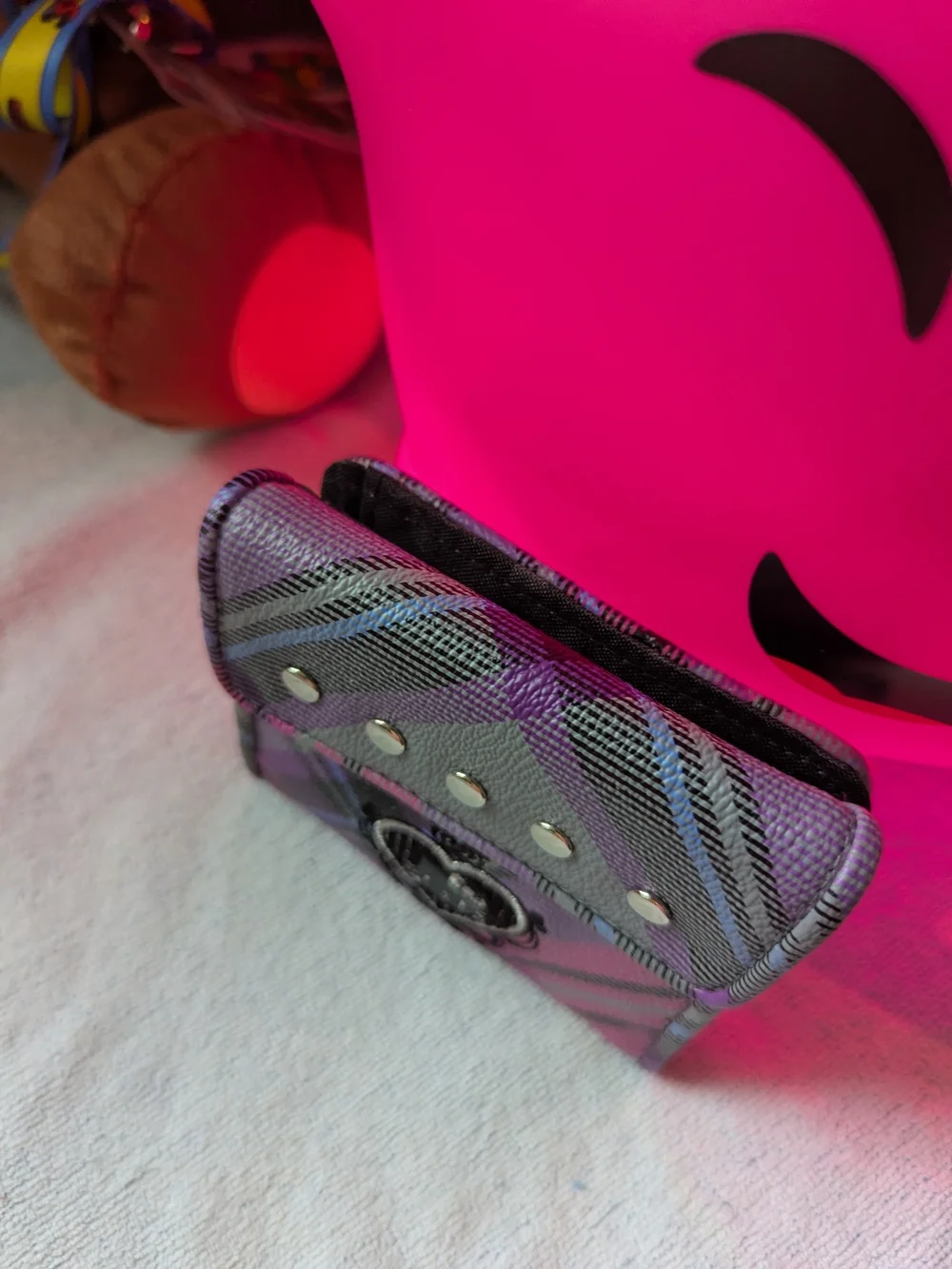 hello kitty Purple gray wallet